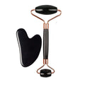 Conjunto de Rolos Faciais de Gelo, Ferramenta de Massagem Gua Sha para Contorno e Lifting Facial
