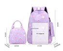 Conjunto de mochila com estampa KPop Demon Hunter com lancheira e bolsa de lápis, mochila externa leve e respirável de grande capacidade