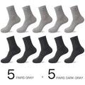 Hss 2023 meias de algodão masculino novos estilos 10 pares/lote preto homens de negócios meias respirável primavera verão para masculino tamanho dos eua (6.5-12)
