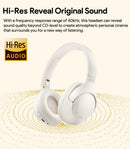QCY-H3 ANC Auscultadores sem fios, Bluetooth 5.4, Hi-Res Audio, Over Ear Headset, híbrido Active Cancelamento de Ruído, Auscultadores, 60H, 43dB