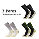 Meias de futebol antiderrapantes, Atualizadas e espessadas, Meias de flecha de tubo médio, Antiderrapantes com pontos de cola
