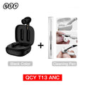 QCY-T13 ANC Fones De Ouvido Sem Fio, Bluetooth 5.3 TWS, ANC, Auscultadores De Cancelamento De Ruído, 4 Microfones ENC Headset, In-Ear, Handfree Earbuds