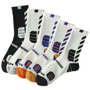 5 pares outono inverno meia basquete esportes simples alta superior meados tubo grosso moda ins cor sólida engraçado meia confortável