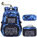 Mochila para menino com lancheira e estojo de lápis 3 peças bolsas escolares para meninos para estudantes do ensino fundamental meninos adolescentes