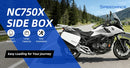 Malas Laterais para Motocicleta Honda NC750X, Com Liberação Rápida, Impermeáveis, Armazenamento de Bagagem para Viagens de Moto