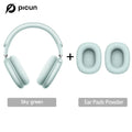 Picun f8 pro anc fones de ouvido sem fio cabeça rastreamento áudio espacial 3d-52db anc alta fidelidade bluetooth fone de ouvido enc hd microfone app de baixa latência