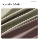 Falllsweet 4 Peças de Calcinhas de Seda Sem Costura para Mulheres, Lingerie Sexy de Cintura Média, Calcinhas de Seda Gelada M-2XL