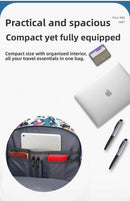 Nova Mala de Viagem de Grande Capacidade com Alça Retrátil, Bolsa de Mão para Viagens de Longa e Curta Distância, Mala de Nyl...