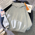 2024 outono casual feminino sólido hoodie confortável strecth camisolas bolso solto roupas quentes moda rua pullovers femininos
