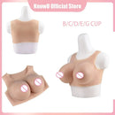 Knowu-forma de mama de silicone a/b/c/d/e/g copo enorme peito falso cruz vestir iniciante transgênero rainha mama agitando
