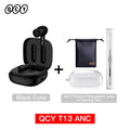 QCY-T13 ANC Fones De Ouvido Sem Fio, Bluetooth 5.3 TWS, ANC, Auscultadores De Cancelamento De Ruído, 4 Microfones ENC Headset, In-Ear, Handfree Earbuds