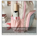 Kawaii mochila feminina doce rosa japonês dos desenhos animados gato ita saco moda grande capacidade casual versátil mochilas para senhoras