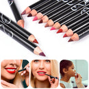 12 pcs Profissional Multi-funcional Lipliner Lápis Labial de Longa Duração À Prova D' Água Eye Brow Maquiagem Cosméticos Delineador de Lábios Coloridos Canetas