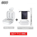 QCY-T13 ANC Fones De Ouvido Sem Fio, Bluetooth 5.3 TWS, ANC, Auscultadores De Cancelamento De Ruído, 4 Microfones ENC Headset, In-Ear, Handfree Earbuds
