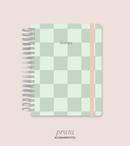Caderno Reposicionável - Checker Verde - Formatos Grandes - Inside Book