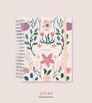 Caderno Reposicionável - Garden 1 Bege - Formatos Grandes - Inside Book
