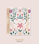Caderno Reposicionável - Garden 1 Bege - Formatos Grandes - Inside Book