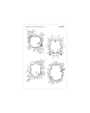 Cartela de Adesivos Decorativos 03
