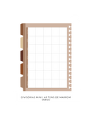 Divisórias Mini - Tons de Marrom | 5 un. 180g/m²