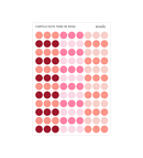 Cartela de Adesivos Dots