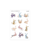 Cartela de Adesivos The Rabbit 002