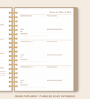 IMPRIMÍVEL Insert Planner - Plano de Ação Estendido