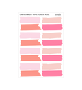 Cartela de Adesivos Washi Tapes